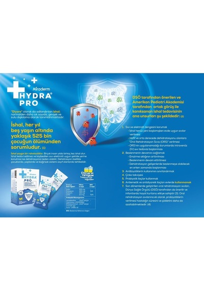 Miraderm Hydra Pro Mineral Ve Probiyotik Mikroorganizma Şase 10 Lu