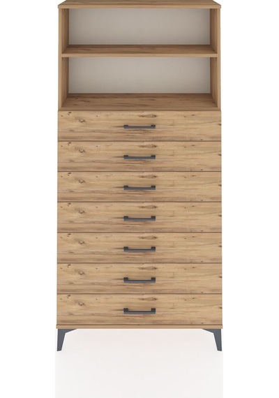 Arges Dolap 2 Raflı 7 Çekmeceli 88x30x182 Çam-çam Çam Arges Dolap 2 Raflı 7 Çekmeceli 88x30x182 Çam-çam Çam