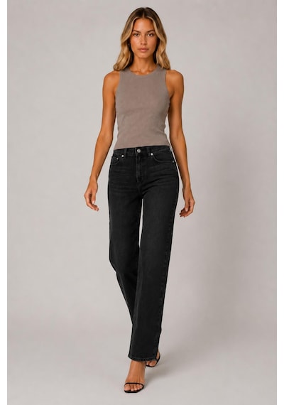 Alexandergardi Straight Fit Denim Pantolon Siyah