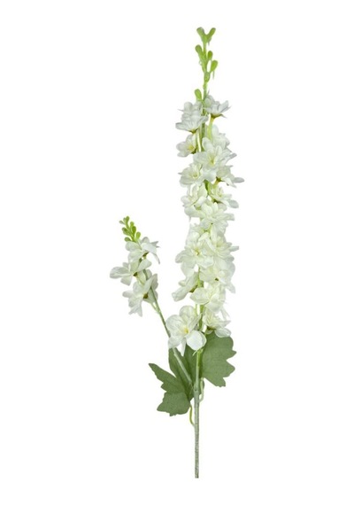 Yapay Çiçek Beyaz Sümbül Tek Dal Tomurcuklu 85 15cm Kumaş Çiçek Uzun Dal