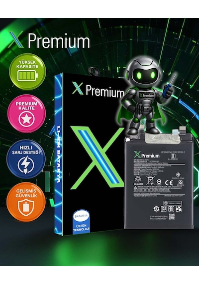 Xpremium Xiaomi Redmi 13 Pro Plus 5g Bm5u Batarya 5000 Mah Süper Yüksek Kapasiteli Güçlendirilmiş Pil
