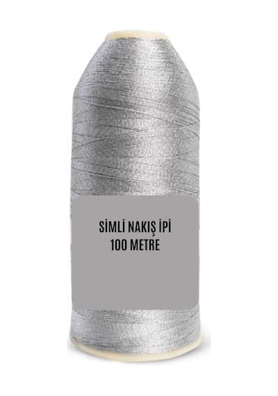 Nakış Simi 100 Metre Gümüş