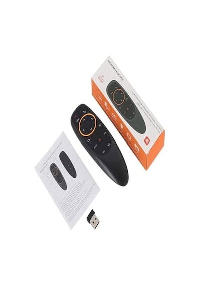 Sesli Kumanda Air-mouse 2.4g Kablosuz Ses Hava Faresi Klavye Uzaktan Kumanda Tv Box Pc İçin