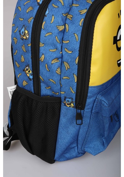 X Dekomus , Lisanslı Minions Banana Mood Collection Büyük Boy Okul Çantası Altın