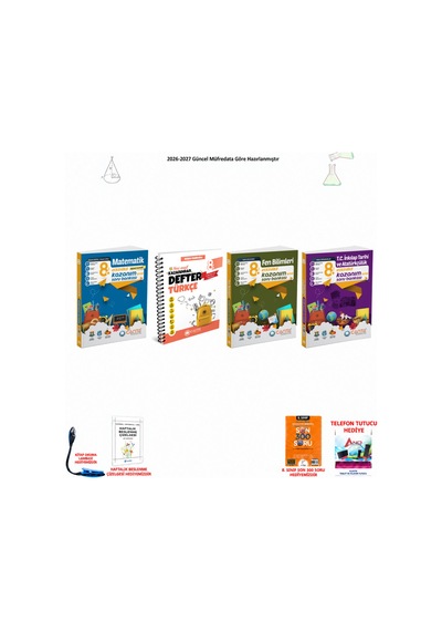 Çanta 8. Sınıf Lgs Tüm Dersler 101 4 Kitap Seti
