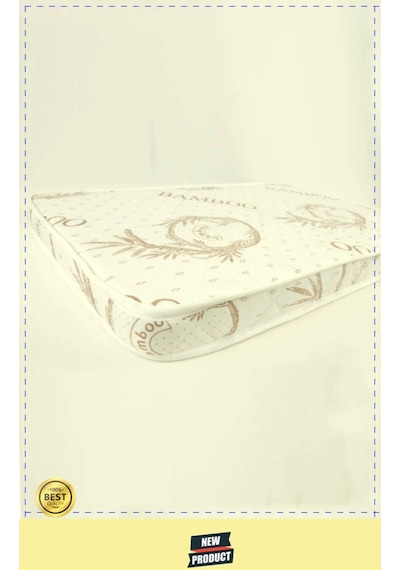 Bamboo Ortopedik Sünger Bebek Çocuk Yatağı Anne Yanı Bebek Yatak 60 X 120