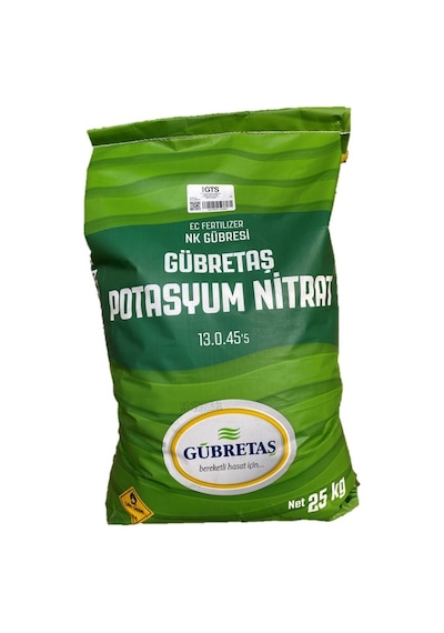 Gübretaş Potasyum Nıtrat 13 0 45.5 Bitki Besini Gübresi 25 KG
