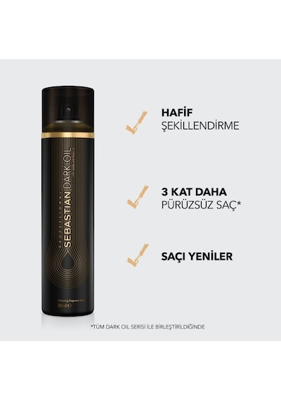Dark Oil Saç Misti 200 Ml - Tüm Saç Tipleri İçin
