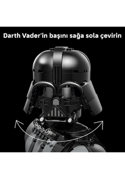 LEGO® Star Wars™ Darth Vader™ Büstü 75439 - Yetişkinler için Koleksiyonluk Bilim Kurgu Yapım Seti (349 Parça)