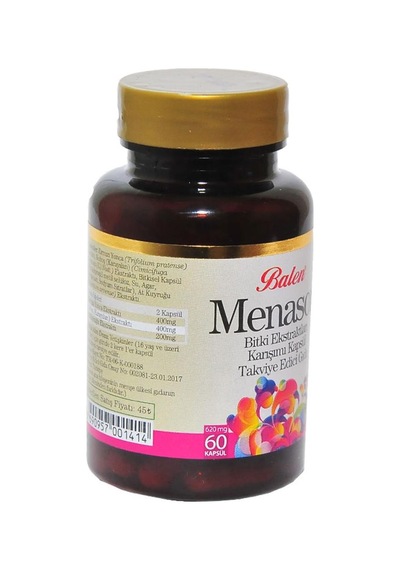 Balen Menason Kapsül Bitki Ekstraktları Karışımı 620 MG 60kapsülü