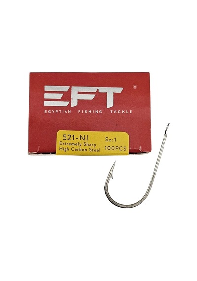 Eft 521 Kısa Sap Düz Çelik İğne 100 Adet 5
