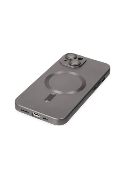 Apple iPhone Uyumlu 14 Plus Kılıf Moshi Lens Magneticsafe Silikon - Füme Bzsxx00 1