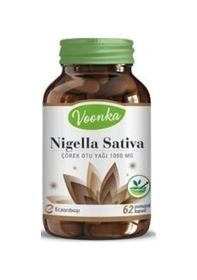 Voonka Nigella Sativa 62 Kapsül Çörek Otu Yağı