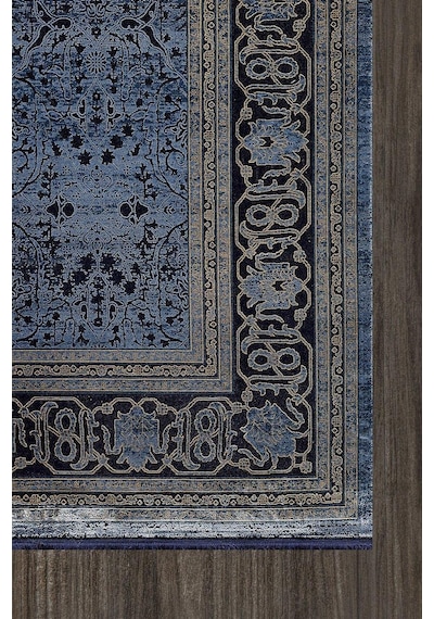 Artemis Halı Bella 06463b Lacivert Gold Bohem Retro Tarz İpek Halı