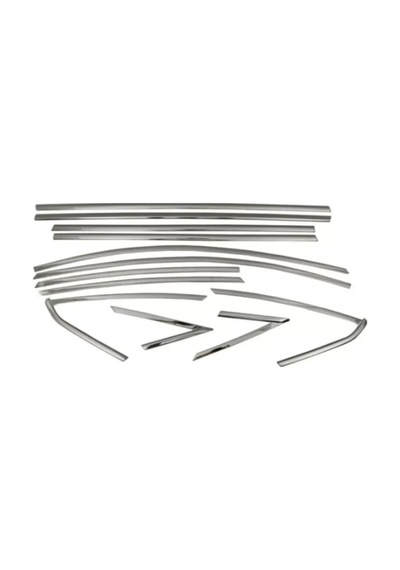 Autogp Seat Leon Cam Çerçevesi Kenar Çıtası Krom Tamtur 2021+ Bgc-agp-10111