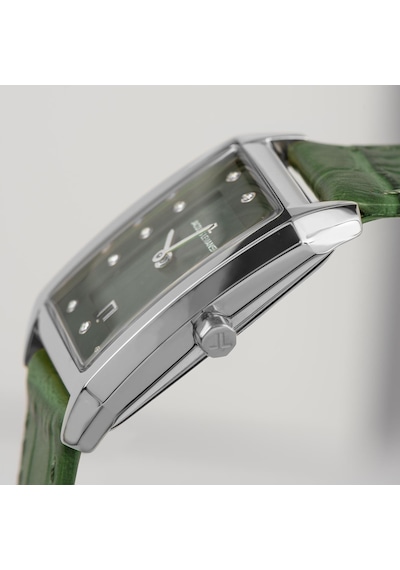 Jacques Lemans Torino Jl.1-2189d Quartz Deri Yeşil Kadın Kol Saati Gri