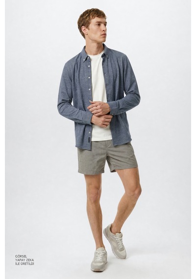 Ac&Co / Altınyıldız Classics Erkek Sıyah Pamuklu Standart Fit Normal Kesim Beli Bağlamalı Yan Cepli Örme Şort Siyah Ac&Co / Altınyıldız Classics Erkek Sıyah Pamuklu Standart Fit Normal Kesim Beli Bağlamalı Yan Cepli Örme Şort Siyah