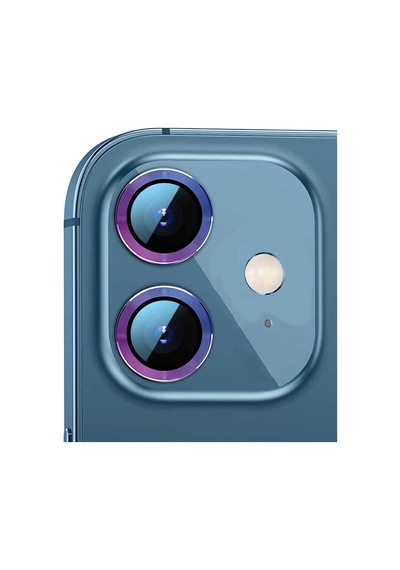 İphone 12 Uyumlu Kamera Lens Koruyucu Cl-02 - Colorful - T15679