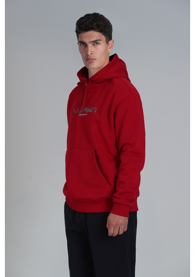 Lufian Erkek Brave Sweatshirt 112030152 Kırmızı Kırmızı