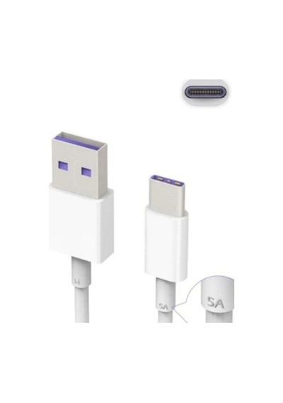 Huawei Super Charge Type-C 5 Amper Usb Kablo Adaptör