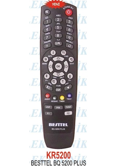 Besttel Bq-5200 Plus Uydu Alıcı Kumandası