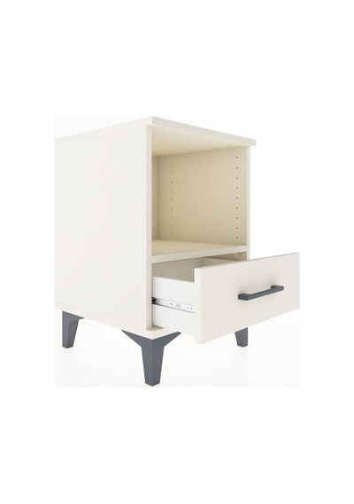 Hyperion Komodin Tek Raflı Tek Çekmeceli 44x44x64 Aytaşı-aytaşı Aytaşı