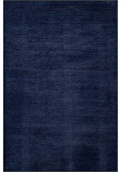 Valerıa Vlr01n Lacivert Dekoratif Şönil Kilim Modern Desen Yıkanabilir Yumuşak Kaymaz Taban Halı