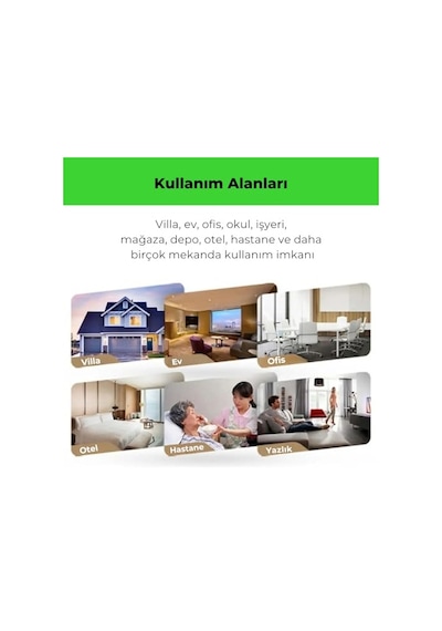 Kablosuz Kapı Zili Seti Pil Gerektirmez, Kinetik Enerjili Kapı Zili Pilsiz Şarjsız Kablosuz Fişi Prize Tak Çalıştır, Led Işıklı, Su Geçirmez, Ev Ofis Villa İçin Uygun 1 Verici + 1 Alıcı