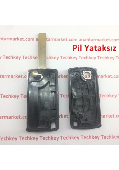 1.Sınıf Peugeot Uyumlu 2 Ve 3 Tuşlu 207 307 Kumanda Anahtar Kabı