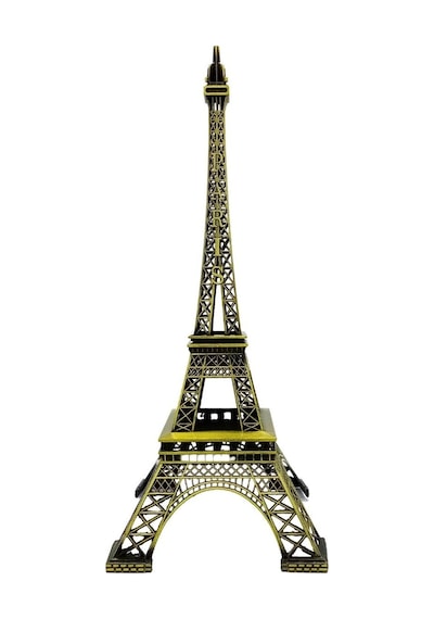 Minyatür Metal Paris Eyfel Kulesi Dekoratif Biblo 48 Cm