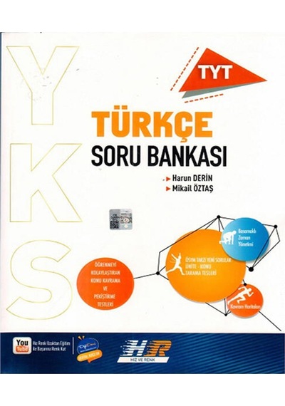 Hız ve Renk Yayınları Tyt Türkçe Soru Bankası-2022