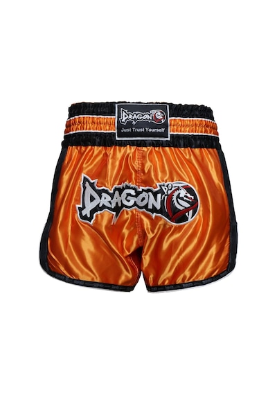 Muay Thai Şortu Retro Neo Turuncu Mt3075