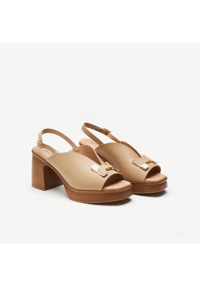 Beige Sandalet Kadın 8e6099dm Donna Serena T. 6099dm Bej