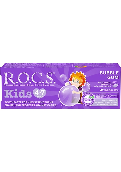 Rocs Kids 3-7 Yaş Florürlü Meyveli Diş Macunu 35ml