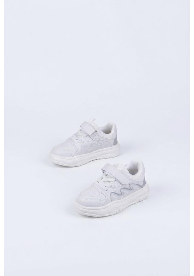 Fort Odessa Cool Hafif Rahat Sneaker Çocuk Ayakkabı Beyaz - Gri