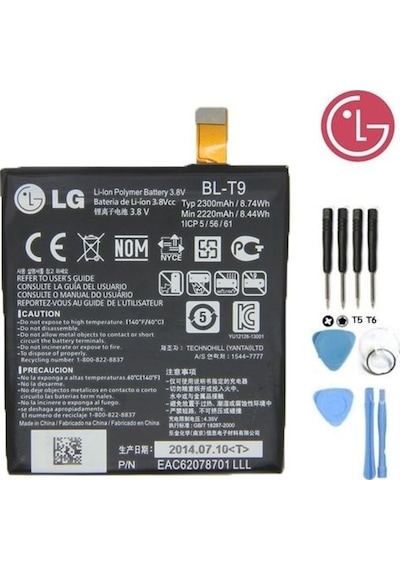 LG Uyumlu Google Nexus 5 D820 D821 Pil Batarya ve Tamir Seti Bl-T9