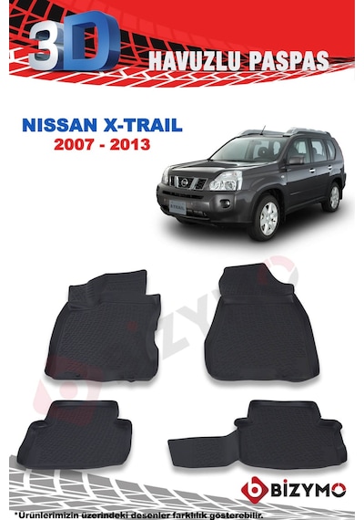 Nissan X-Trail 2007-2013 3D Paspas Takımı Bizymo