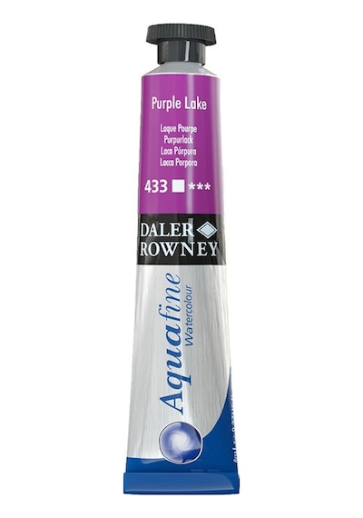 Daler Rowney Aquafine Tüp Sulu Boya 8ml 433 Purple Lake