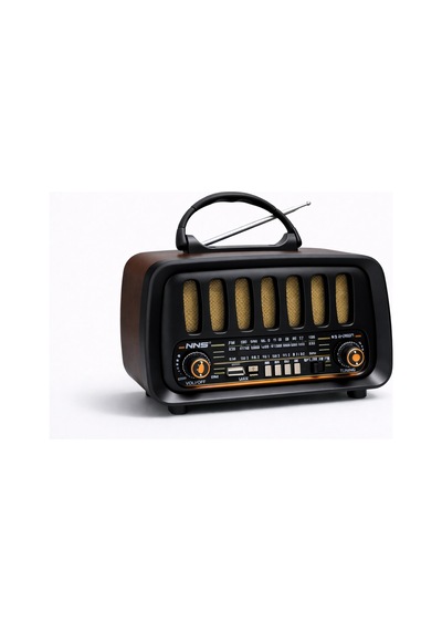 Ns-8129 Retro Tasarımlı Nostaljik Radyo Bluetooth Hoparlör
