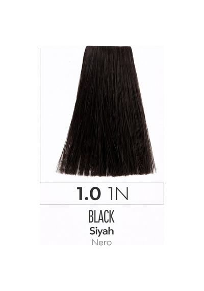 Dna Saç Boyası Kalıcı Profesyonel Krem Boya Yoğun Pigment & Parlaklık 1.0 Naturel Siyah 100ml