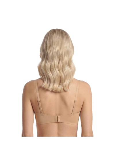 Cottonill Seamless Bra - Serina Balenli Lazer Kesim Yarım Dolgulu Push Up Straplez Kadın Sütyen 2'li Paket Çok Renkli