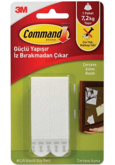 3M Command Büyük Boy Cırt Cırt Bant N 17206