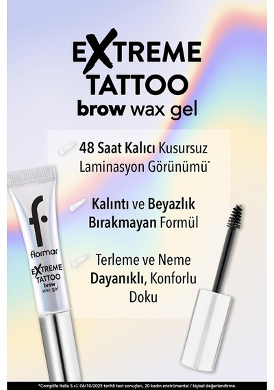 Extreme Tattoo Uzun Süre Sabitleyici Etkili Transparan Jel Kaş Wax'ı Diğer