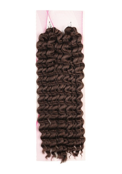 Nice Bulk Afro Su Dalgası Saç - Koyu Kahve Aklby-bsva58 Diğer