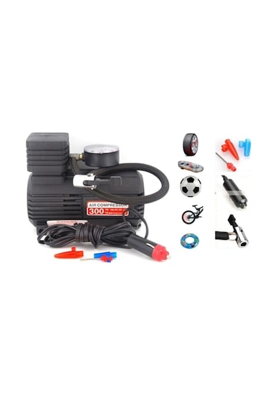Oto Çakmağından Çalışan Lastik Şişirici Kompresör 425705