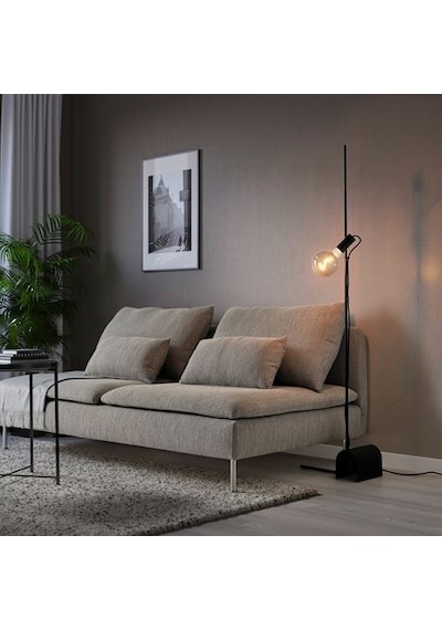 Ikea Hårslınga Yer Ve Okuma Lambası, Siyah, 153 Cm Diğer