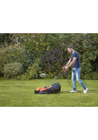 Black+Decker BEMW451BH-QS 1200W 32 CM Çim Biçme Makinesi (Ergonomik Tutma Kolu)