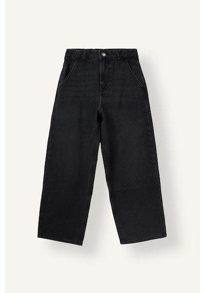 Defacto Baggy Fıt Jean Pantolon Kız Çocuk I1879a826aunm40 Siyah-nm40