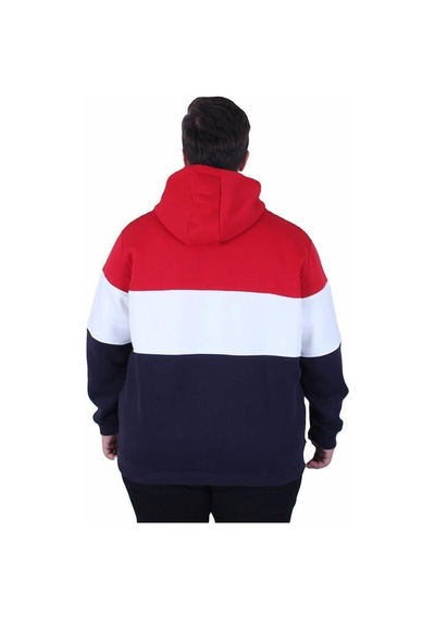 Starbattal Büyük Beden Kapüşonlu 3ip Sweat Mg 25725 Kırmızı Kırmızı