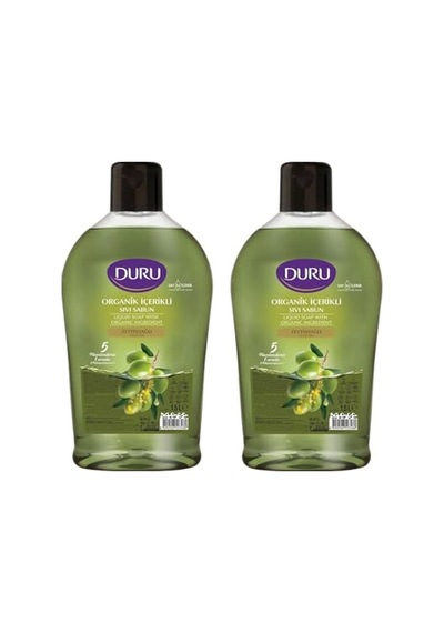 Organik İçerikli Zeytinyağlı Sıvı Sabun, 1500 Ml, 2'li Paket